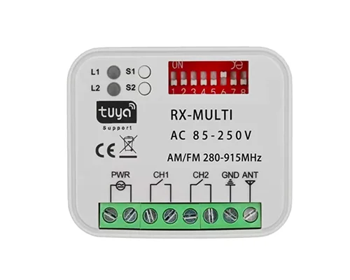 Tuya IoT Smart Control 2CH — อุปกรณ์เสริม