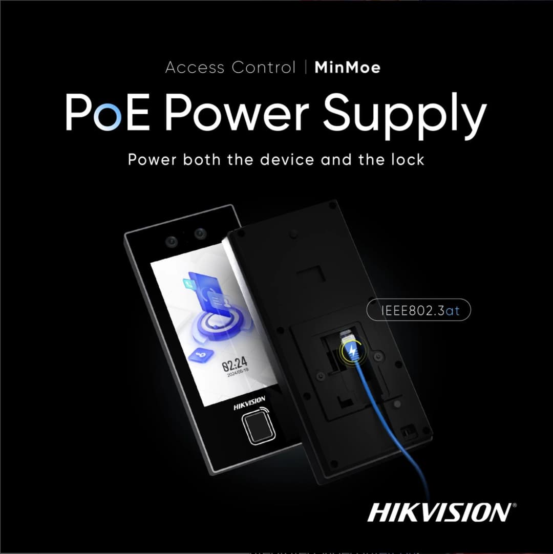 H344 HIKVision กล้องคู่ 2MP PoE IP65 เครื่องสแกนใบหน้า