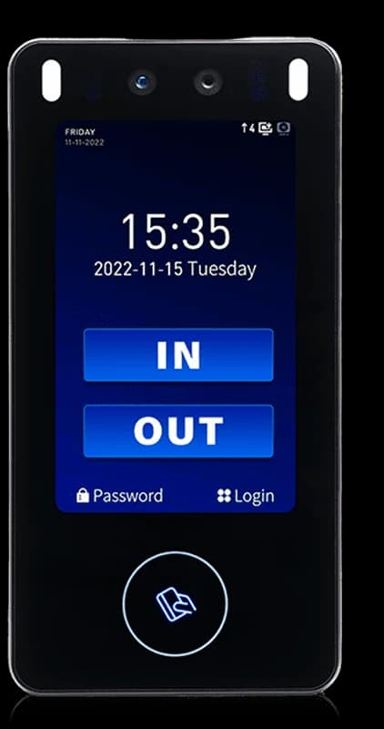 เลือกสถานะก่อนลงเวลา เครื่องสแกนใบหน้า L4 MAX SOLUTION