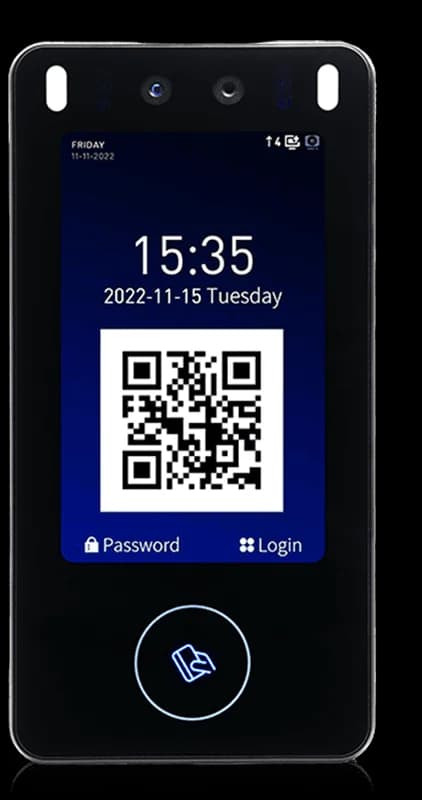 QR Code บนหน้าจอเครื่องสแกนใบหน้า L4 MAX SOLUTION