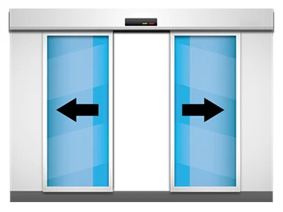 ประตูบานเลื่อนอัตโนมัติ รองรับบานกระจก บานไม้ บานอะลูมิเนียม