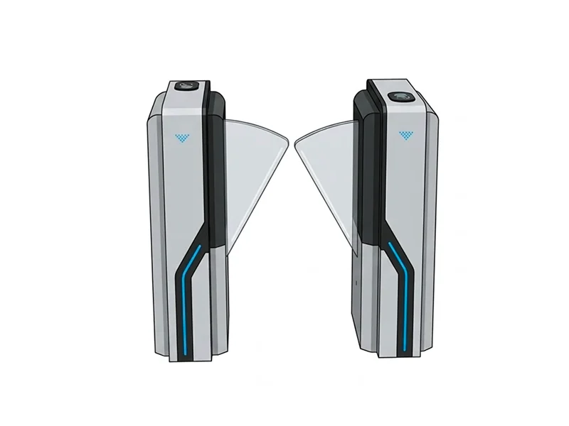 เครื่องกั้นแบบปีกผีเสื้อ Gate Turnstile เครื่องกั้นทางเข้าออก MAX SOLUTION