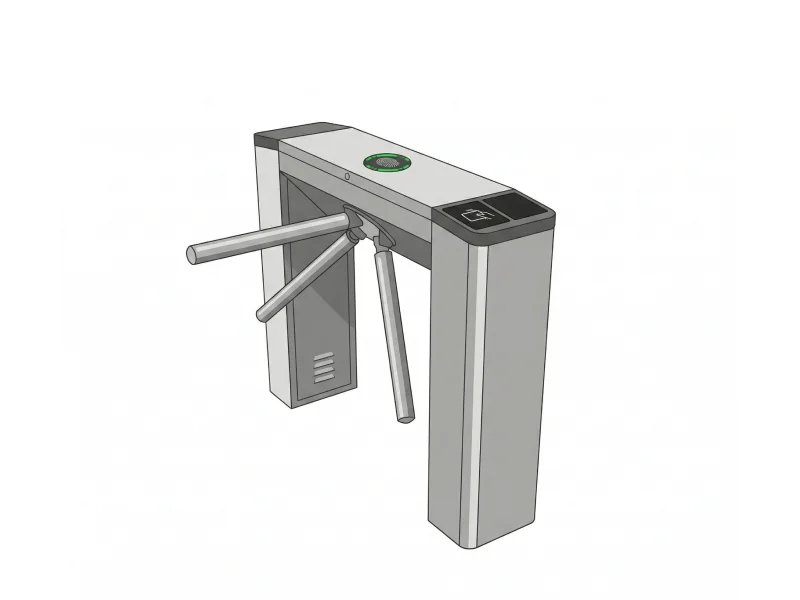 เครื่องกั้นแบบ 3 ขา Gate Turnstile เครื่องกั้นทางเข้าออก MAX SOLUTION